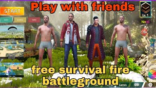 How to play with friends in free survival fire battleground.friends ke sath kaise khele. screenshot 4