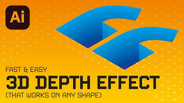 Add DEPTH to your design! 3D hole effect in Adobe Illustrator 2021