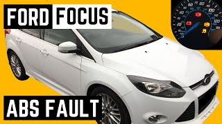 Ford Focus ABS Fault how to replace rear wheel speed sensor yourself traction control fault mk3