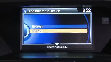 Acura - 2015 MDX - On Demand Multi-Use Display™ - Phone Pairing