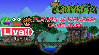 COOL! Playing Terraria + ROCKET LEAGUE w/ viewers! Join!