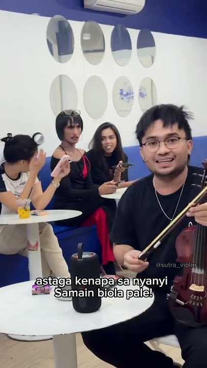 Awalnya d julitin,, ujung2nya ini yang terjadi #cover #lucu #foryou #public #prank #violinprank