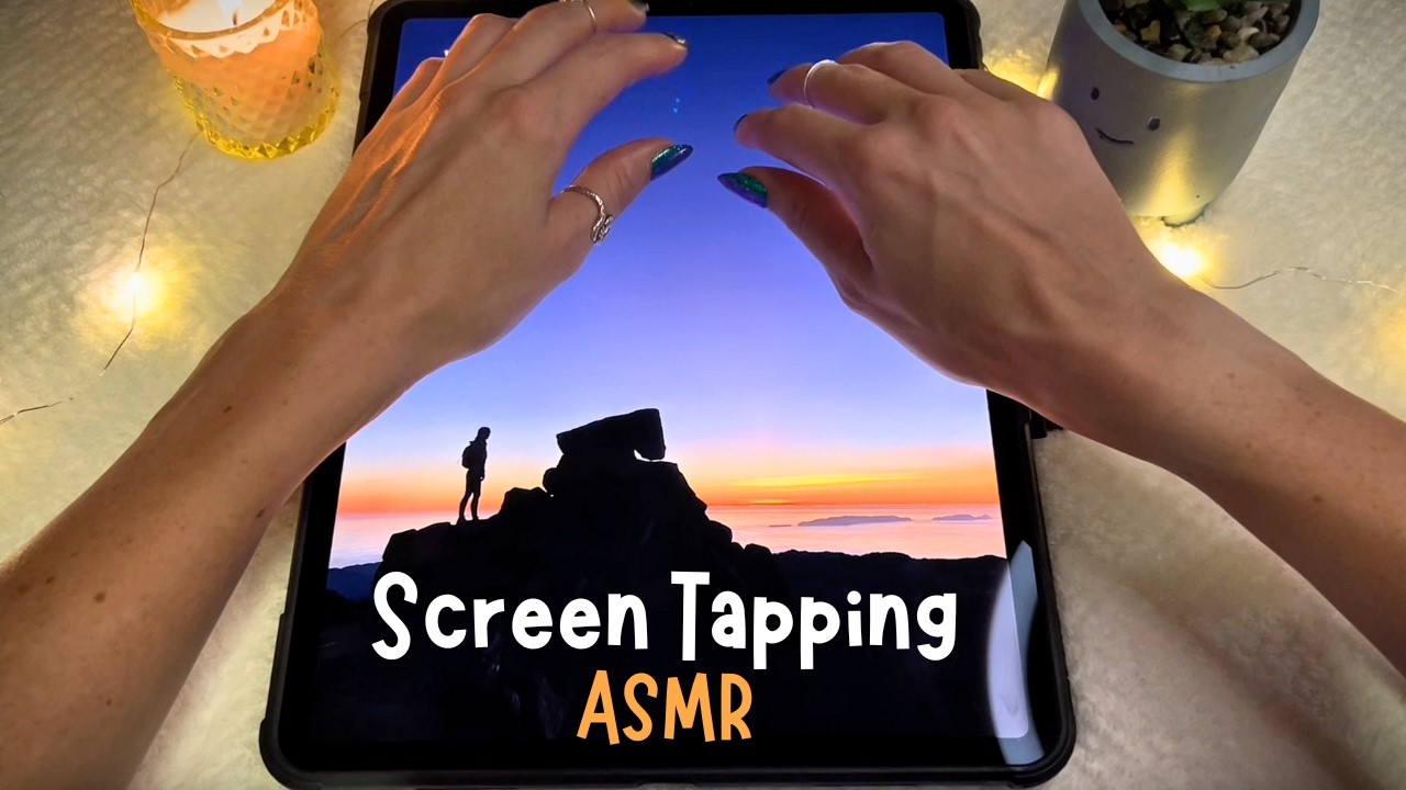 Tapping Through Travel Memories - Screen Tapping ASMR For Sleep (No ...