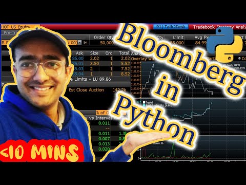 Bloomberg Python API Tutorial - xbbg in 2020 [NEW RESEARCH]?