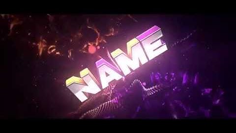 3D NAME BLACK İNTRO ( PANZOİD )