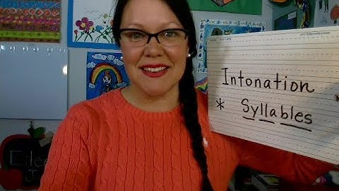 Tip 9: Syllables - Intonation 1