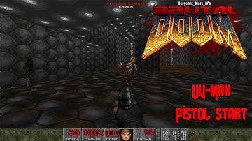 Ultimate Doom E2M4 Deimos Lab   Brutal Doom V21 All Kills All Secrets