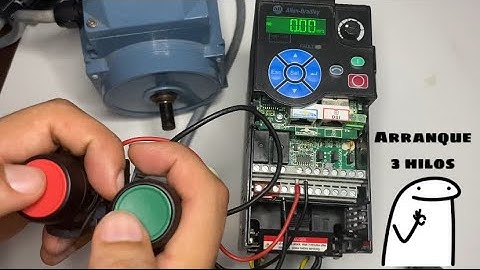 Powerflex 525: Arranque 3 hilos | 3 wire start