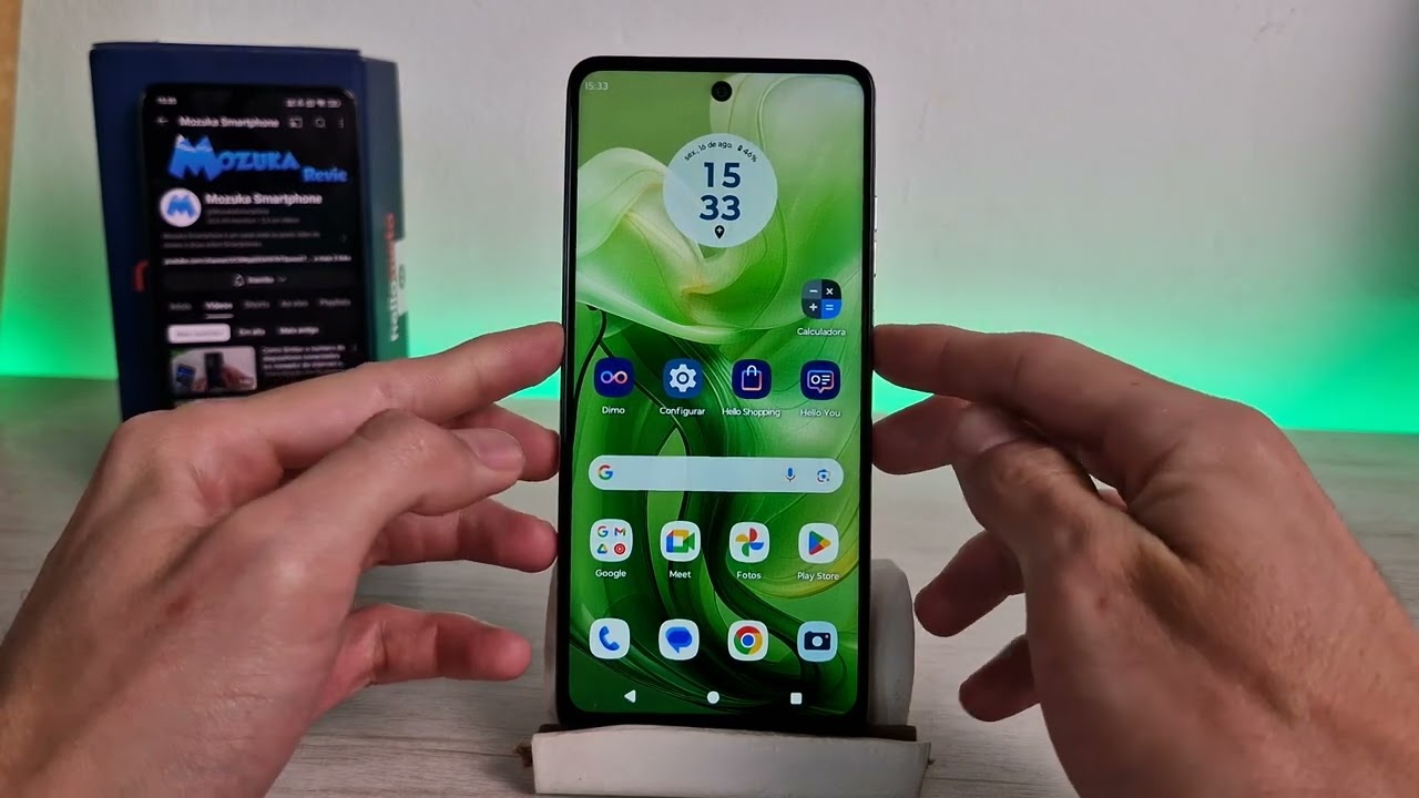 Motorola Moto G24 Como ativar a opção tela ambiente - YouTube