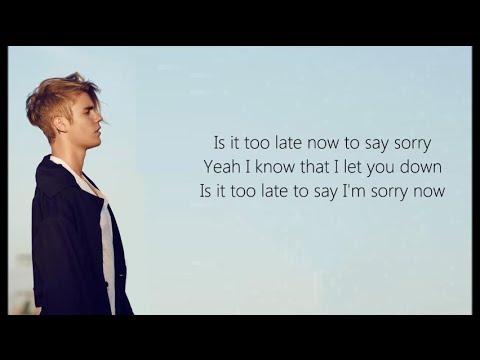 Justin Bieber - Sorry (Lyrics)