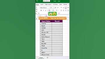 Excel का Magic Formula 😱 | =ISTEXT Function Explained in 10 Seconds | #tipsandtricks