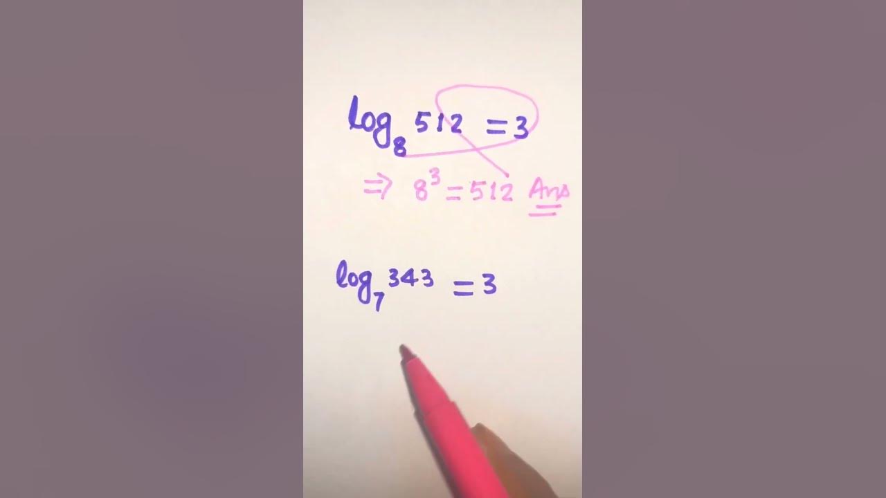 Log tricks maths shorts viral youtube