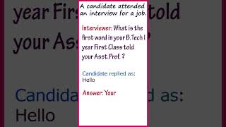 interview typical question 4a #shorts