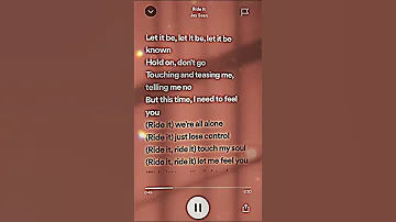 Ride It Spedup Music Lyrics Spotify 