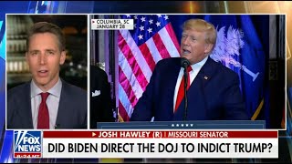 Sen. Hawley On Trump Indictment: If Biden Can Jail Political Opponents, We Don’t Have A Republic