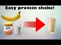 Make a protein shake without protein powder!? (Simple) image