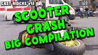 Scooter Crash Big Compilation \ Жесткие Аварии На Скутерах