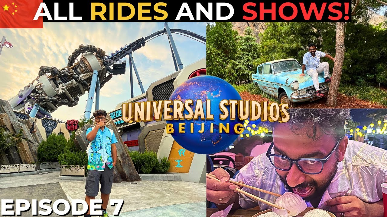 China Universal Rides UNIVERSAL STUDIOS BEIJING, CHINA 2025 with EXPRESS PASS - COMPLETE ...