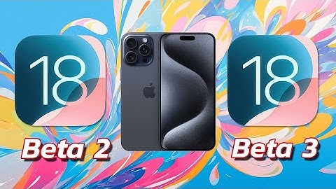ทดสอบความเร็วและแบตเตอรี่ 🔋 iPhone 15 Pro Max iOS 18 Beta 2 VS 18 Beta 3
