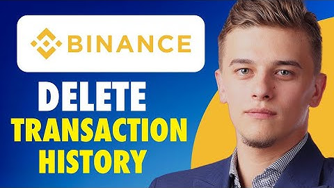 how to delete transaction history on binance