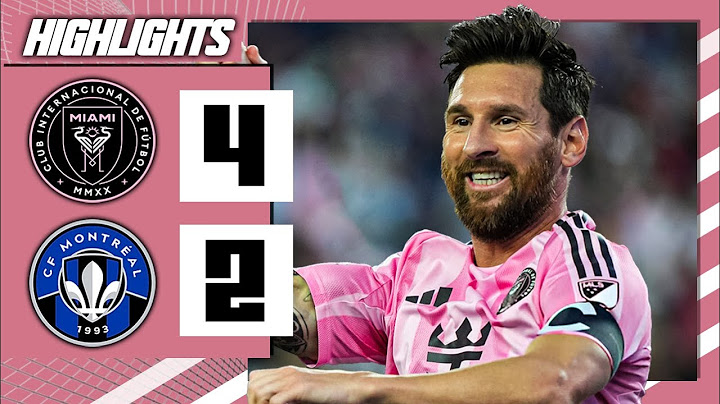 Messi da una CLASE MAGISTRAL con una victoria histórica en EE. UU. | Inter Miami vs Montreal 4-2 ...
