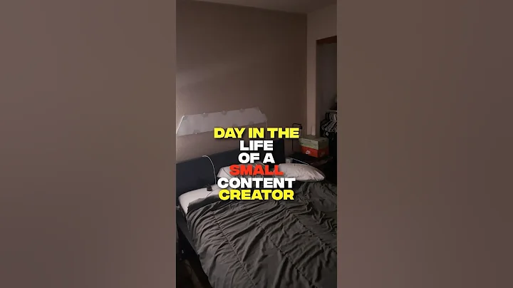 Day in the life of a small content creator