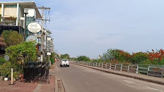 Vientiane Laos :เส้นทางจาก หนองทาใต้ - สีถานเหนือ นครเวียงจันทน์