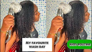 Fun wash day for kids~ mother &amp; daughter time.