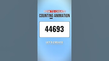 Counting Animation Tutorial:- Alight Motion #alightmotion #counting #countinganimation #animation