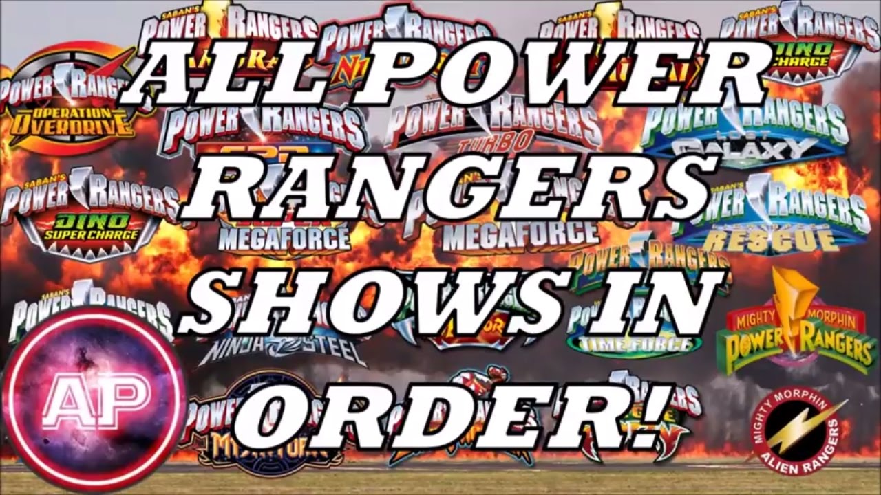 ALL POWER RANGERS SHOWS IN ORDER! - YouTube - Where Can I Watch All The Power Rangers