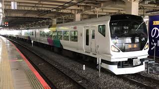 【残り少ない】E257系0番台立川駅側線発車