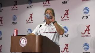 Nick Saban Press Conf  After Texas A&M Win
