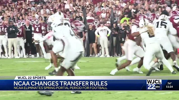 NCAA eliminates spring transfer portal window for football