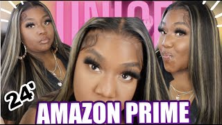 PERFECT AMAZON PRIME  SUMMER WIG!! PRE-COLORED HIGHLIGHT WIG || UNICE HAIR