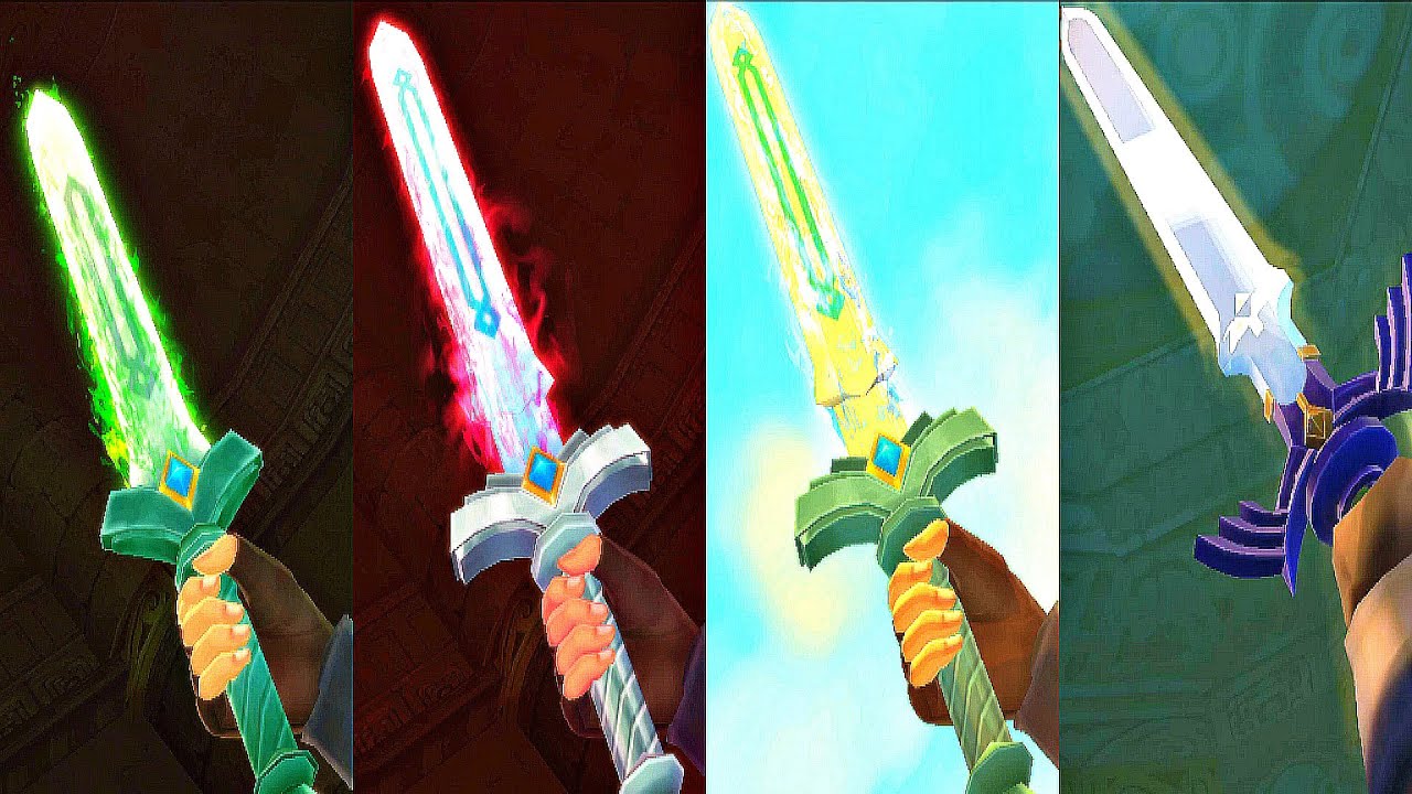 How Link Got Master Sword Scene Legend Of Zelda Skyward Sword Hd Youtube