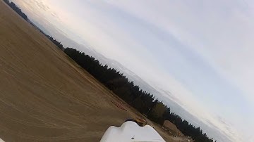 e-flite apprentice 15e flight with onboard gopro + very bad landing at end :(