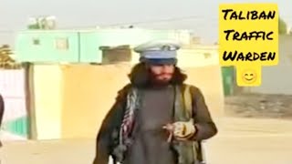 Taliban Traffic Warden Performing His Job In Afghanistan 😁