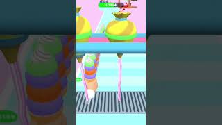 Ice Cream Stack Run Making Ice Cream #games #gameplay #shortvideos