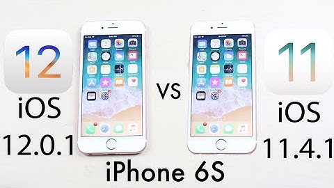 iPHONE 6S: iOS 12.0.1 Vs iOS 11.4.1! (Speed Comparison)