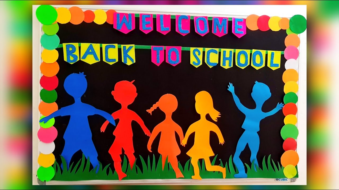 Welcome Back To School Bulletin Board