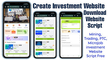Mining Website Php Laravel Script Download | Create Mining investment Website | Free Download Script