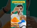 Natural Indicator Turmeric l acid base l #acidbase #shorts #chemistry #experiment