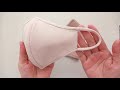 Face Fask DIY Make a Comfortable Face Mask with Stretch Fabric No Need Elastic for Ear or Nose Wire