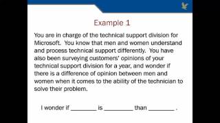 Developing a Testable Research Question