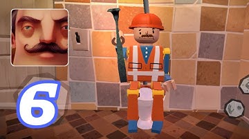 Hello Neighbor | Act 2 Crowbar Escape - Walkthrough Gameplay Part = 6 (ios,android)
