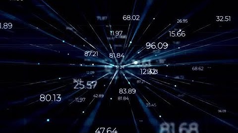 Flying Numbers Stock Motion Graphics