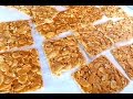 How To Bake Almond Flake Florentine Cookies 怎样烘杏仁麦芽片