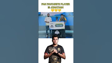 fan favourite player is Jonathan 💛#jonathangaming #jonathan #godlike#bgmi