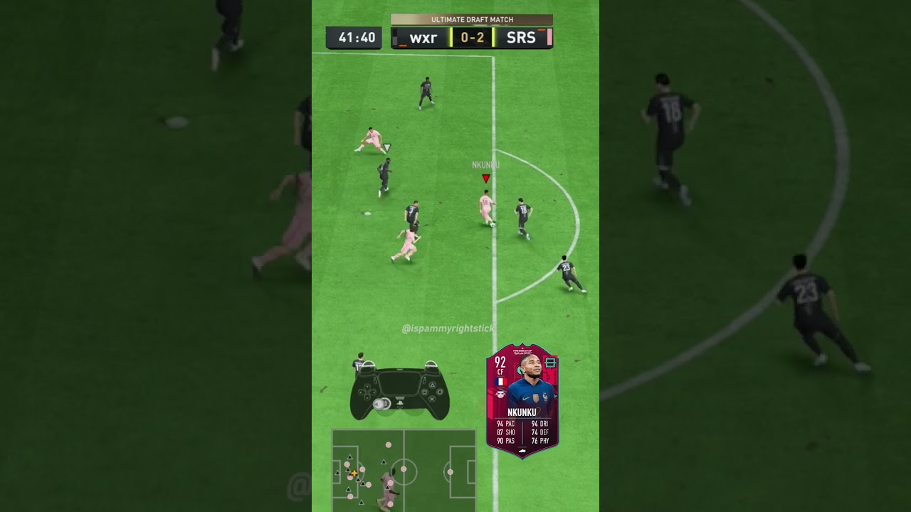 Nasty/ Lucky double nutmeg goal with Nkunku FIFA 23 