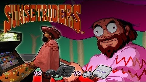 Konami Sunset Riders, SNES vs Genesis vs Arcade